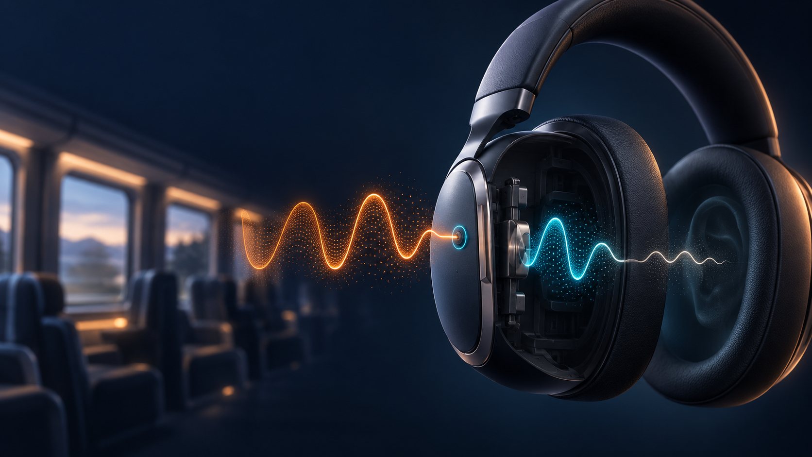 Noise Cancelling erklärt: So funktioniert ANC wirklich [Bildinhalt mit KI erstellt]